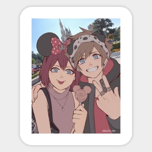 Sora & Kairi Sticker